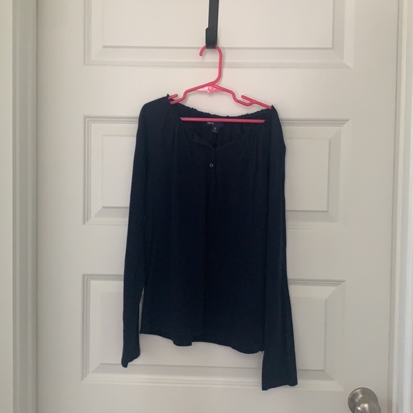 Bohemian style jeans with matching navy top (outfit) - Picture 4 of 6